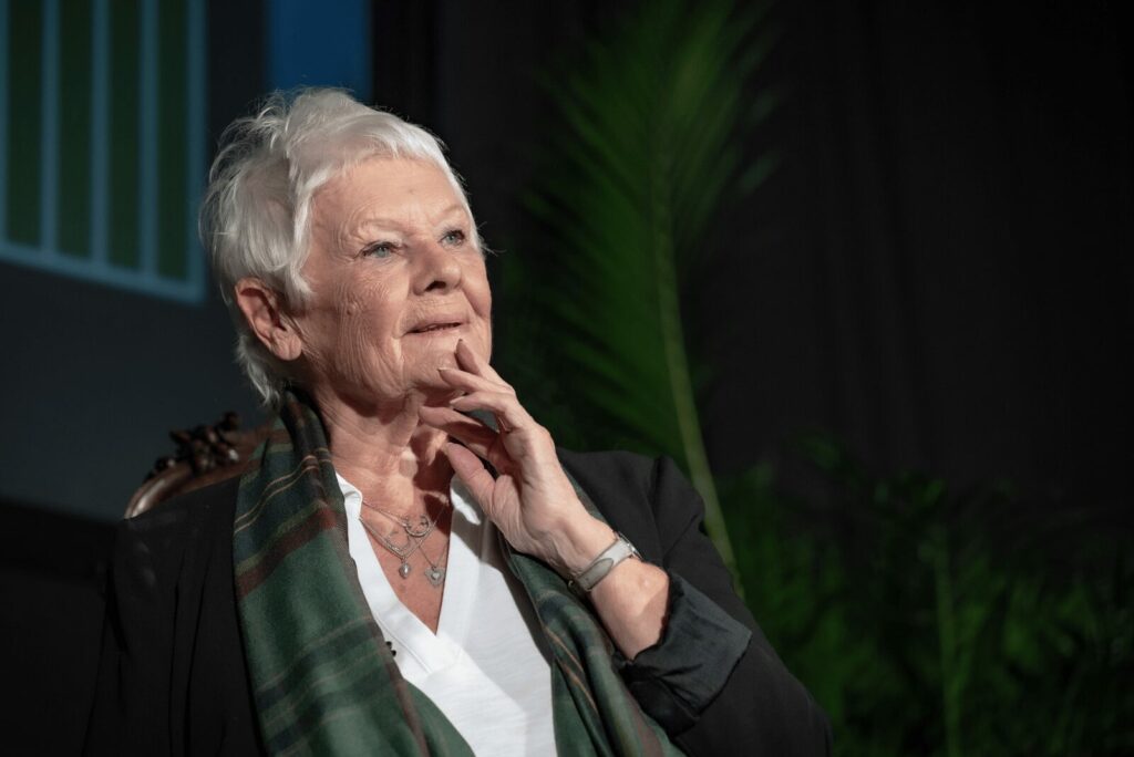 Dame Judy Dench on stage | The Fife Arms