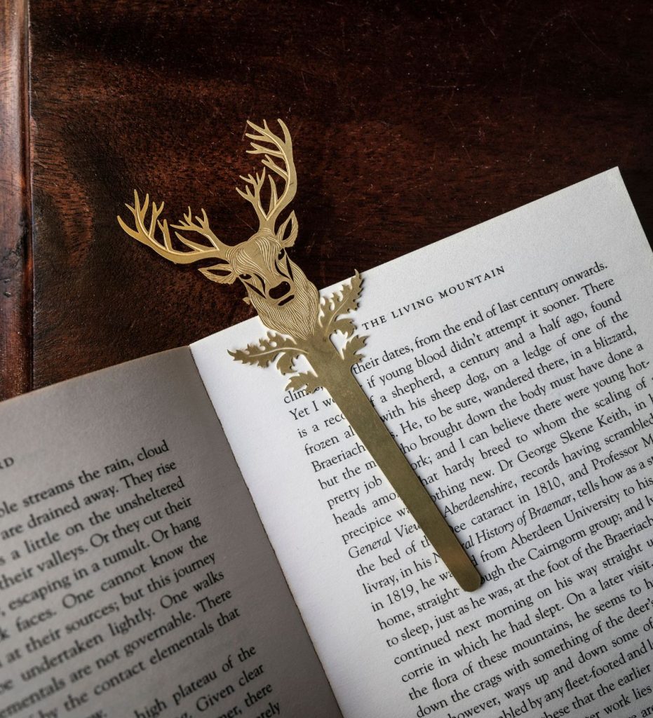 Bookmark in the living mountain, a book by Scottish poet Nan Shepherd