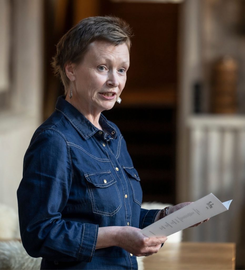 Creative writing guide, Scottish author and poet Gillian Shearer.