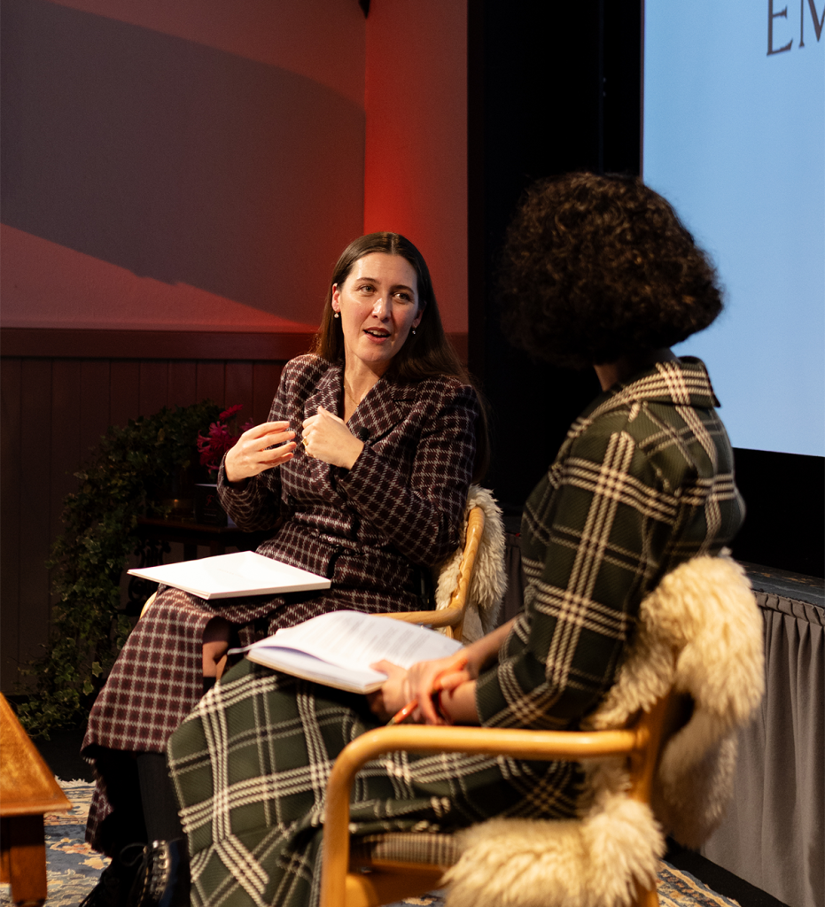 Emilia Wickstead in conversation with Caroline Issa