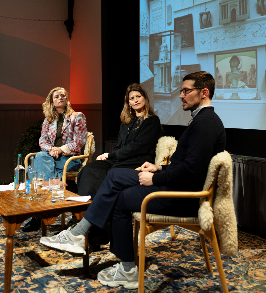 Erdem Moralioglu in conversation with Leonie Bell & Emily Tobin at Braemar Village Hall