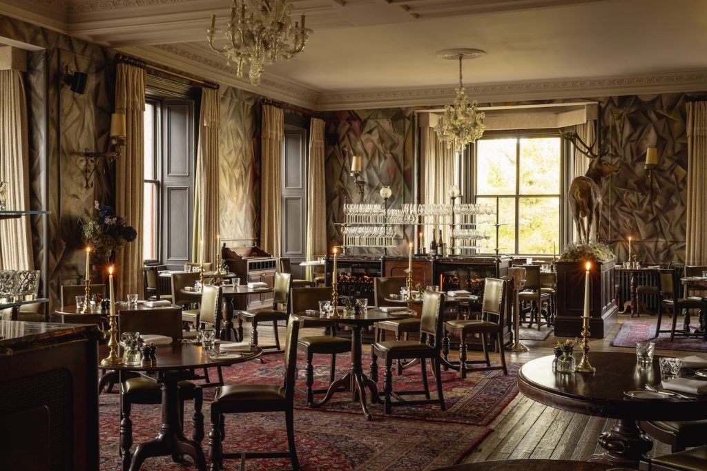 The Clunie Dining Room with tables and chairs
