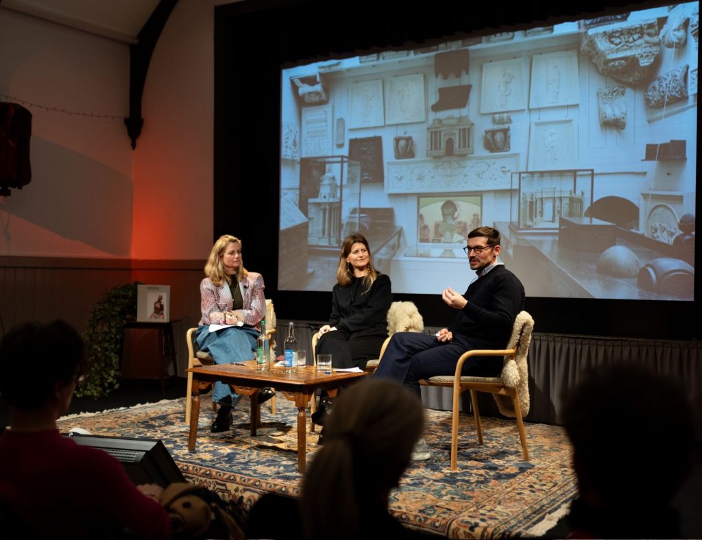 Erdem in conversation with Leonie Bell and Emily Tobin on-stage at Festival of Fashion in 2025
