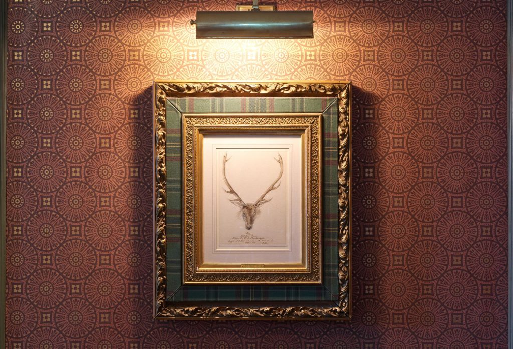 A sketch of a stag by Queen Victoria