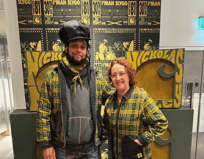 Image of Maureen Daley and Nicholas Daley standing side by side